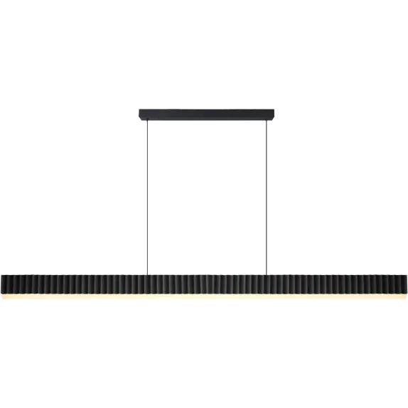 Prinia linear pendant light Black 1500mm