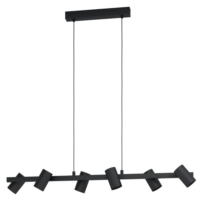 Gatuela 1 6 Light pendant - Black
