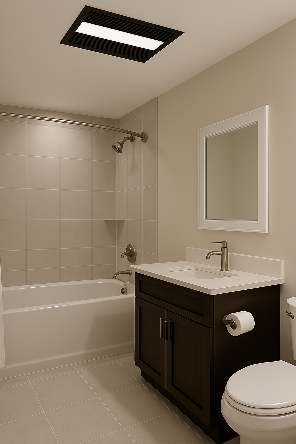 Sahara 4 in 1 Bathroom Unit Black