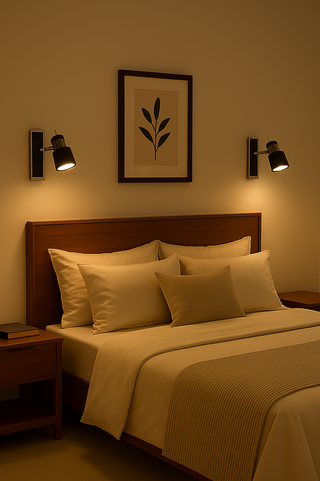 Davida LED Spotlight in black and chrome with switch.