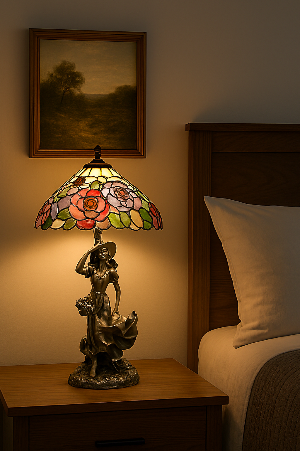Hannah Figurine Table Lamp