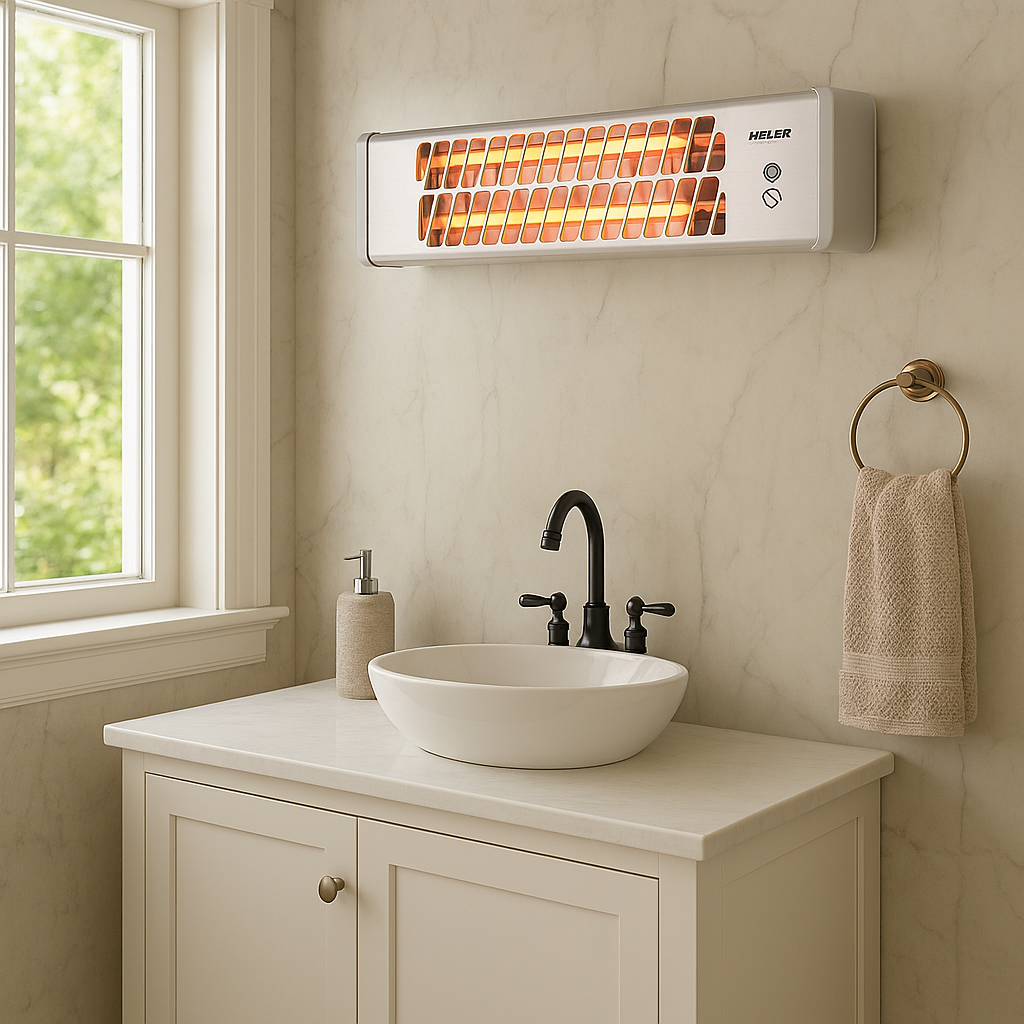 Heller 1200W Strip Heater Wall Mounted for bathroom