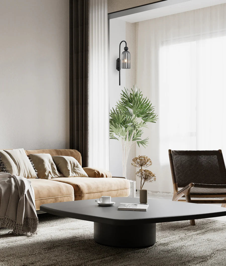Flauta Wall Light - Black