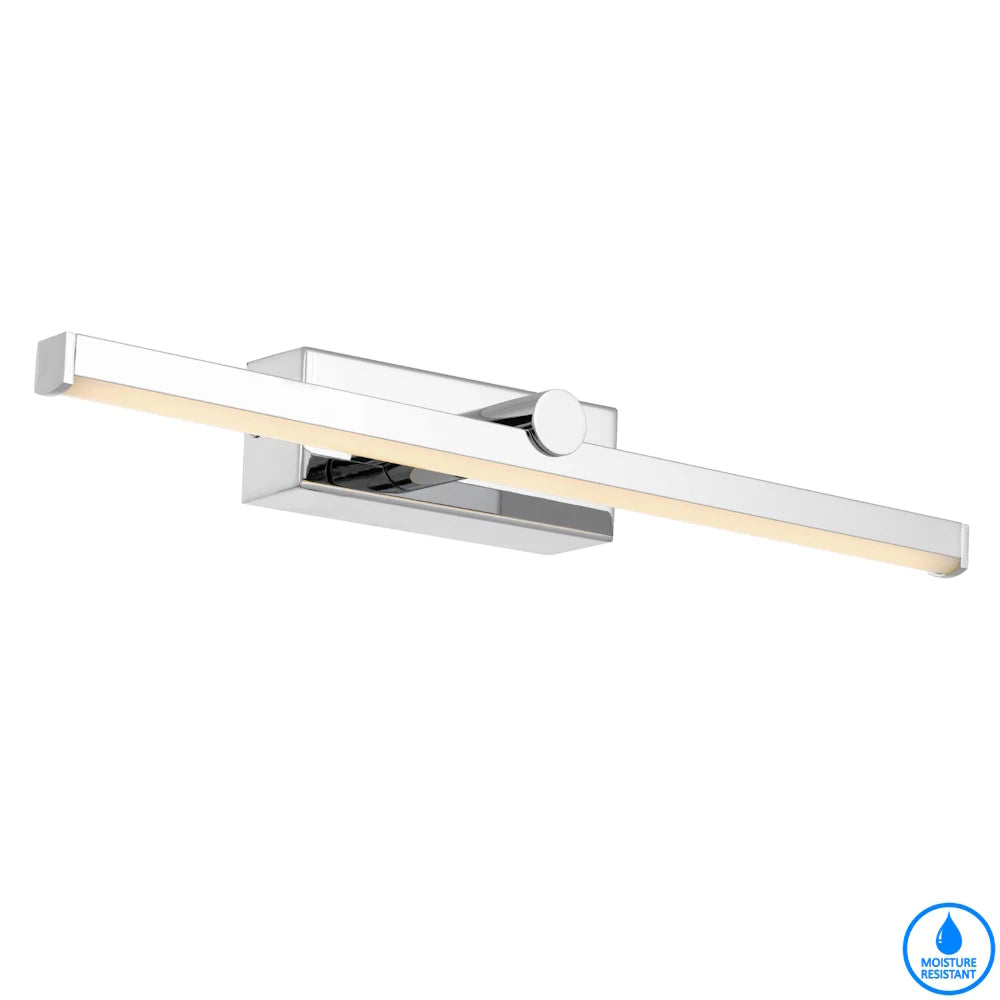 Foley Bathroom Wall Lights - Black, Chrome or Antique Brass