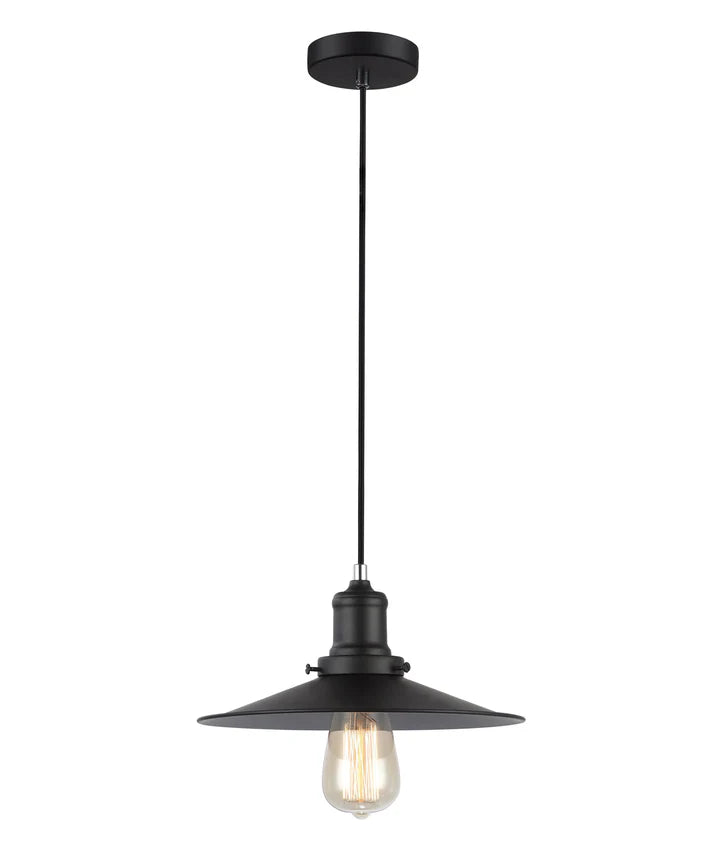Piatto1 Iron Black Pendant Light