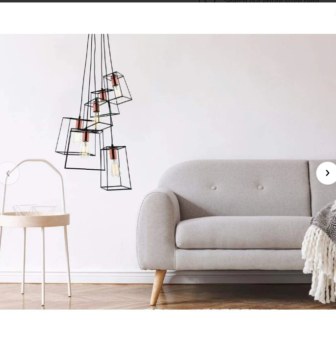 Zappa 6 Light Cage Pendant