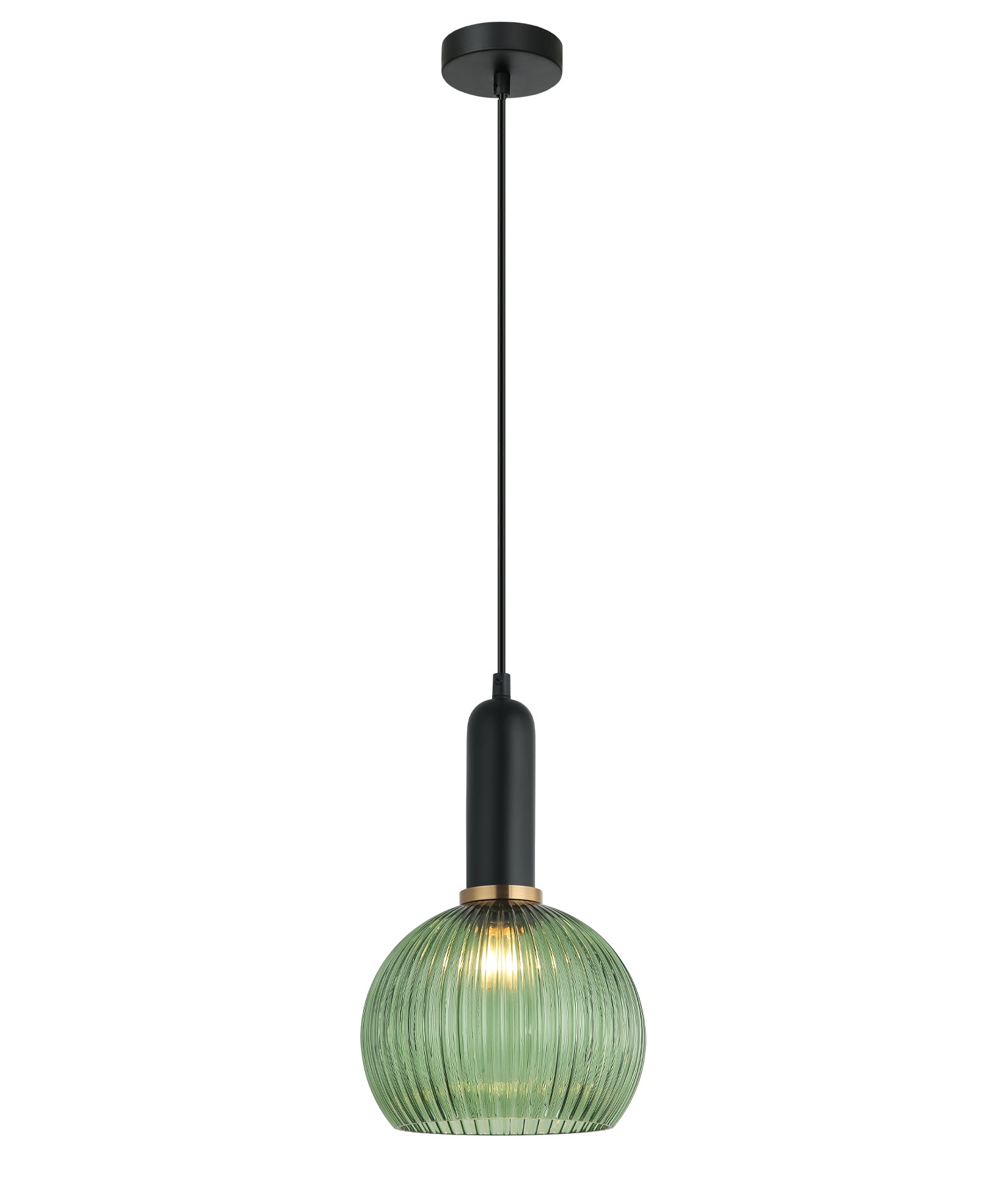 Vintaj Series Ribbed Glass Pendants