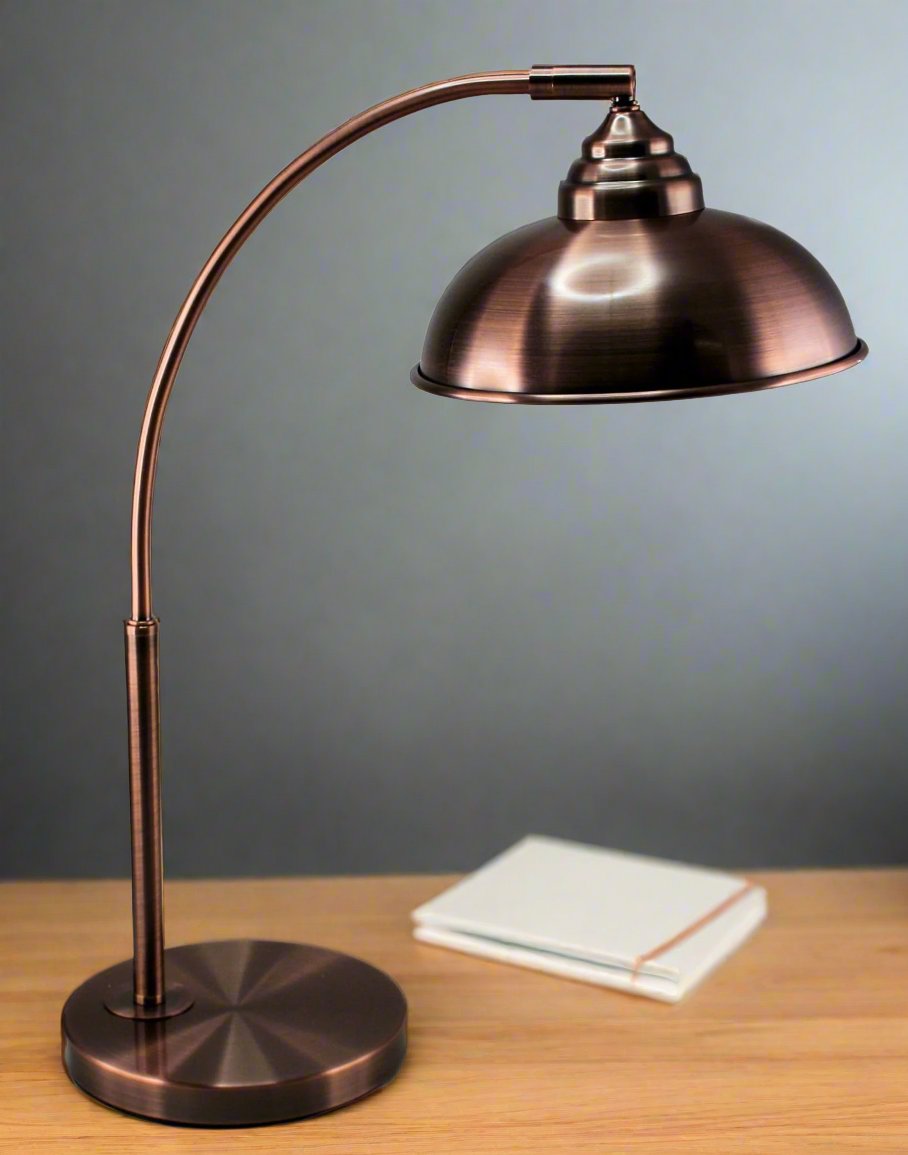 Antique Copper Desk Lamp