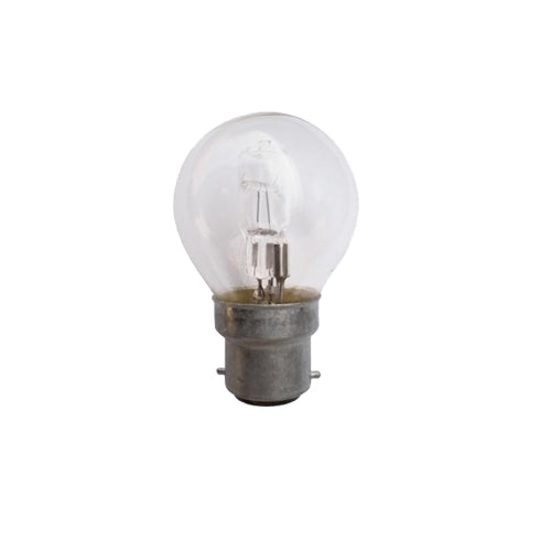 Halogen Fancy Round Globe - Clear or Frost