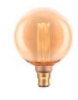Vintage Amber LED Globe 125
