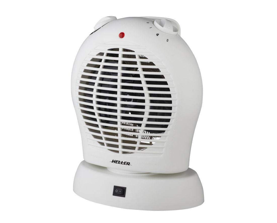 Upright Oscillating Fan Heater