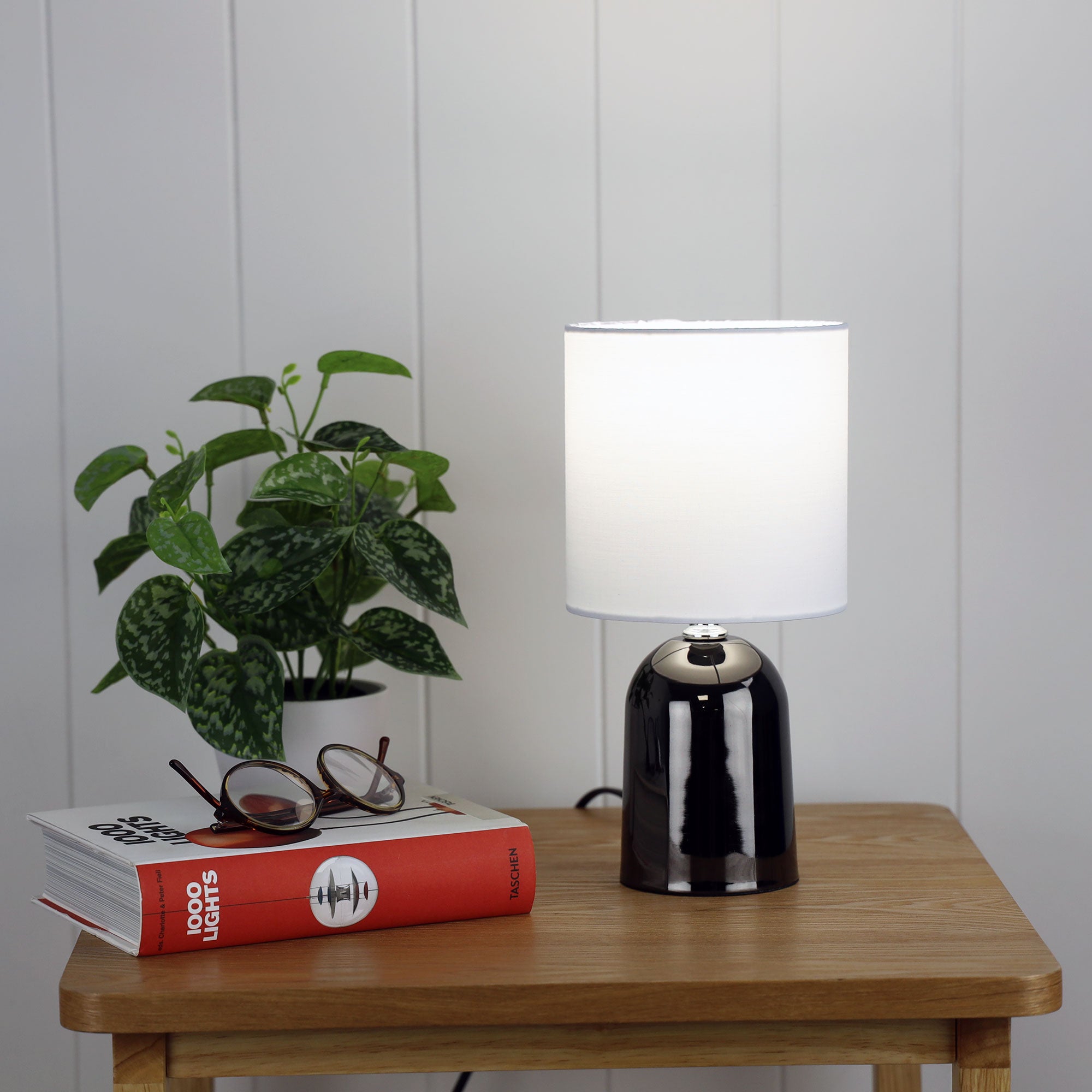 Espen Touch Table lamp Antique Brass Gun metal