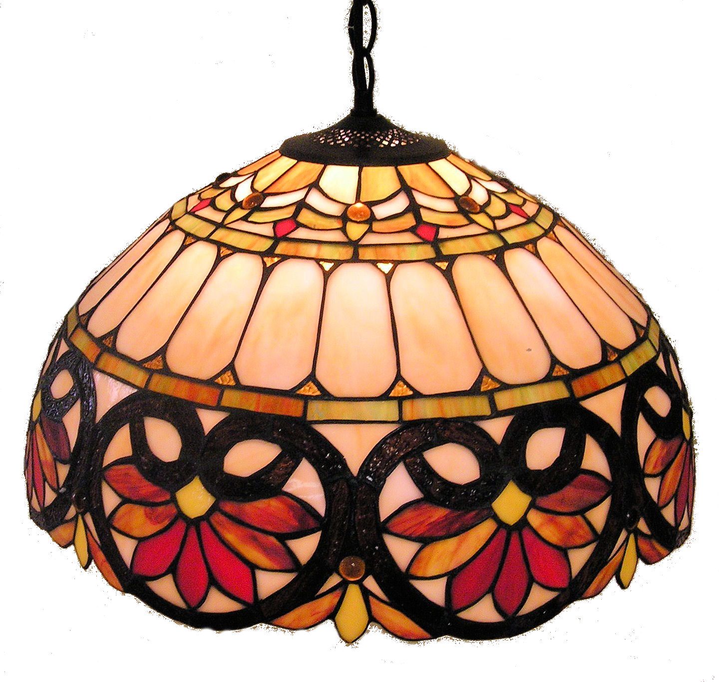 Leadlight Pendant 18 in