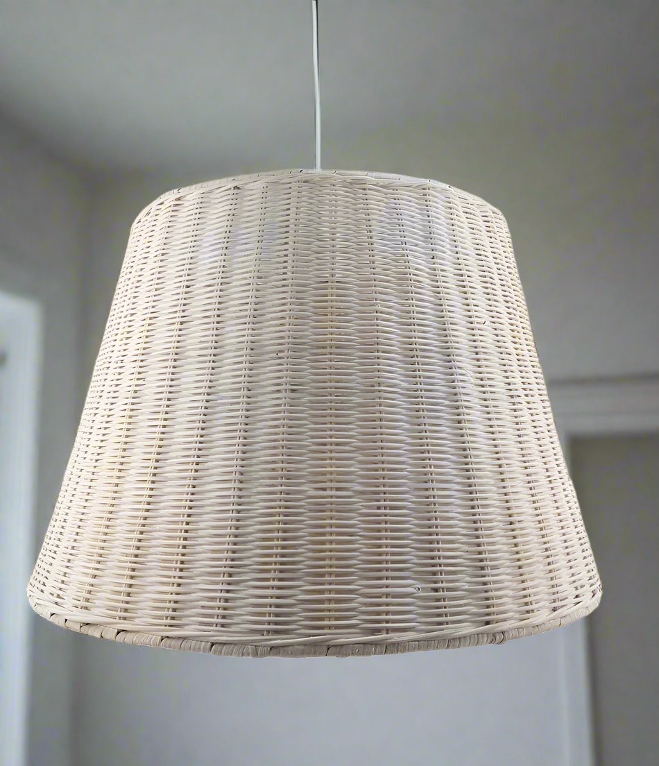 Rattan  pendant White