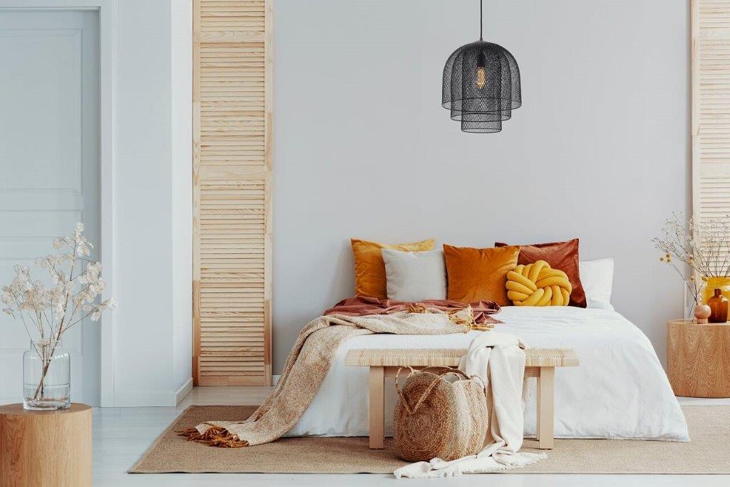 Picton Pendant Light 1Lt in Black or White