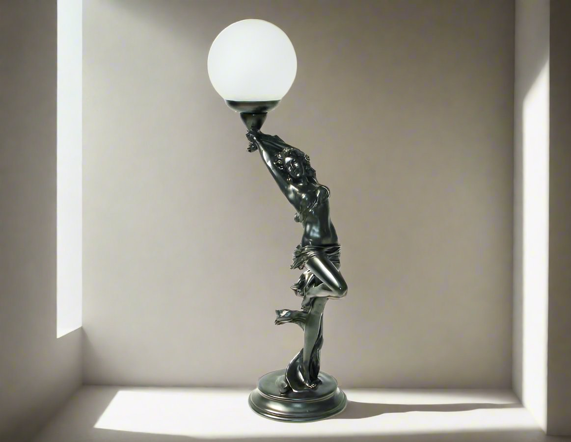 Lady Dancer Art Deco Table Lamp