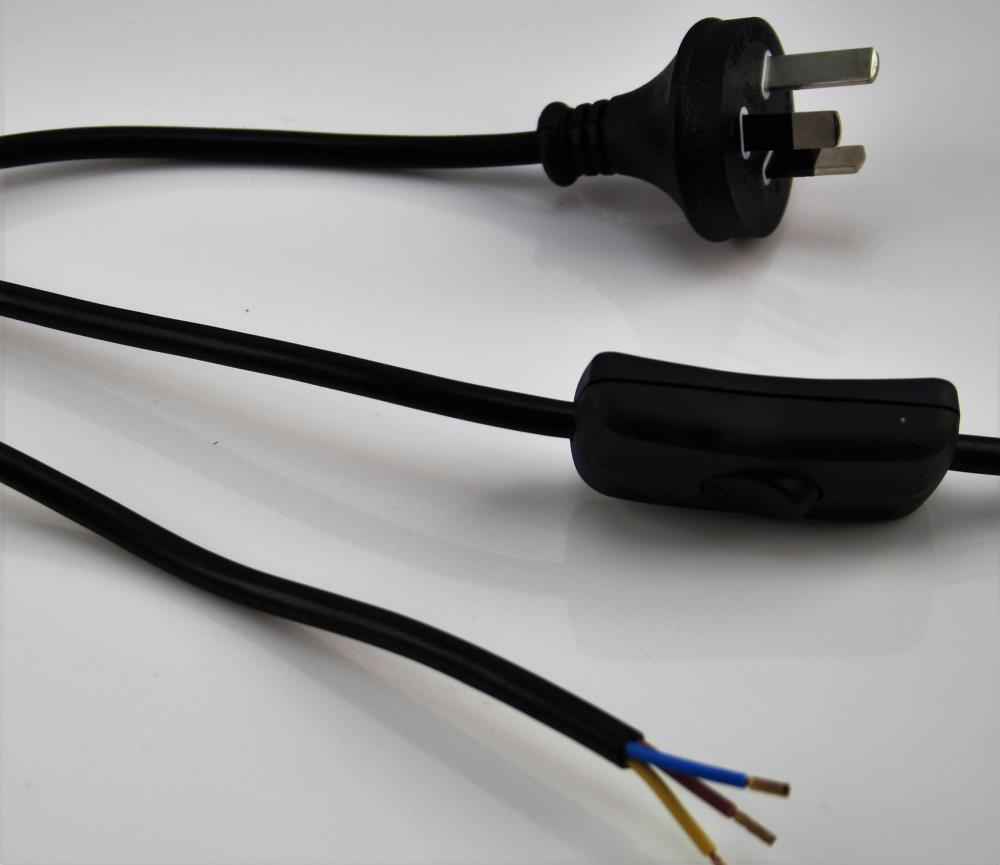 Table / Floor Lamp Flex & Plug Leads