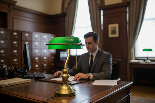 Bankers Desk Lamp Antique Brass tntl3026) – Direct Lighting