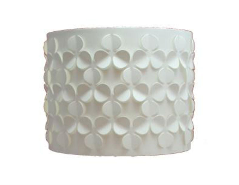 DIY Floral cut light shade