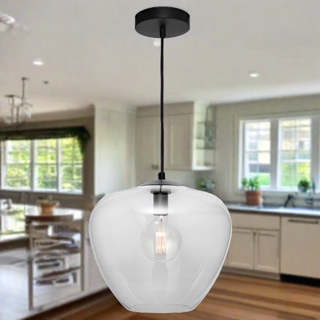 Helena Clear Glass Pendant