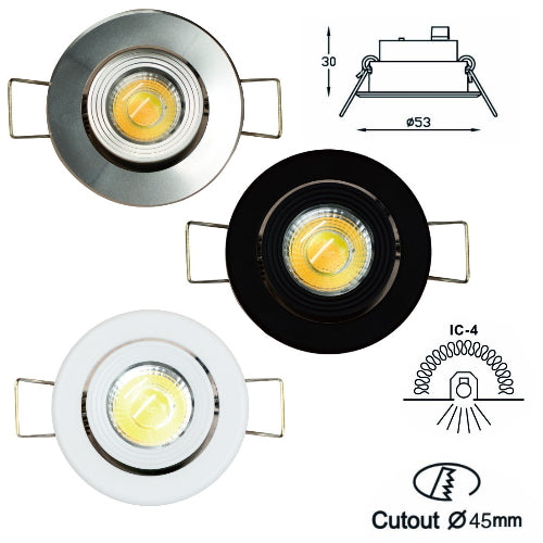 Munchkin 3w Mini LED Multi Downlight