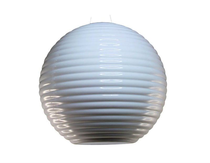 Round Art Deco Shade Opal