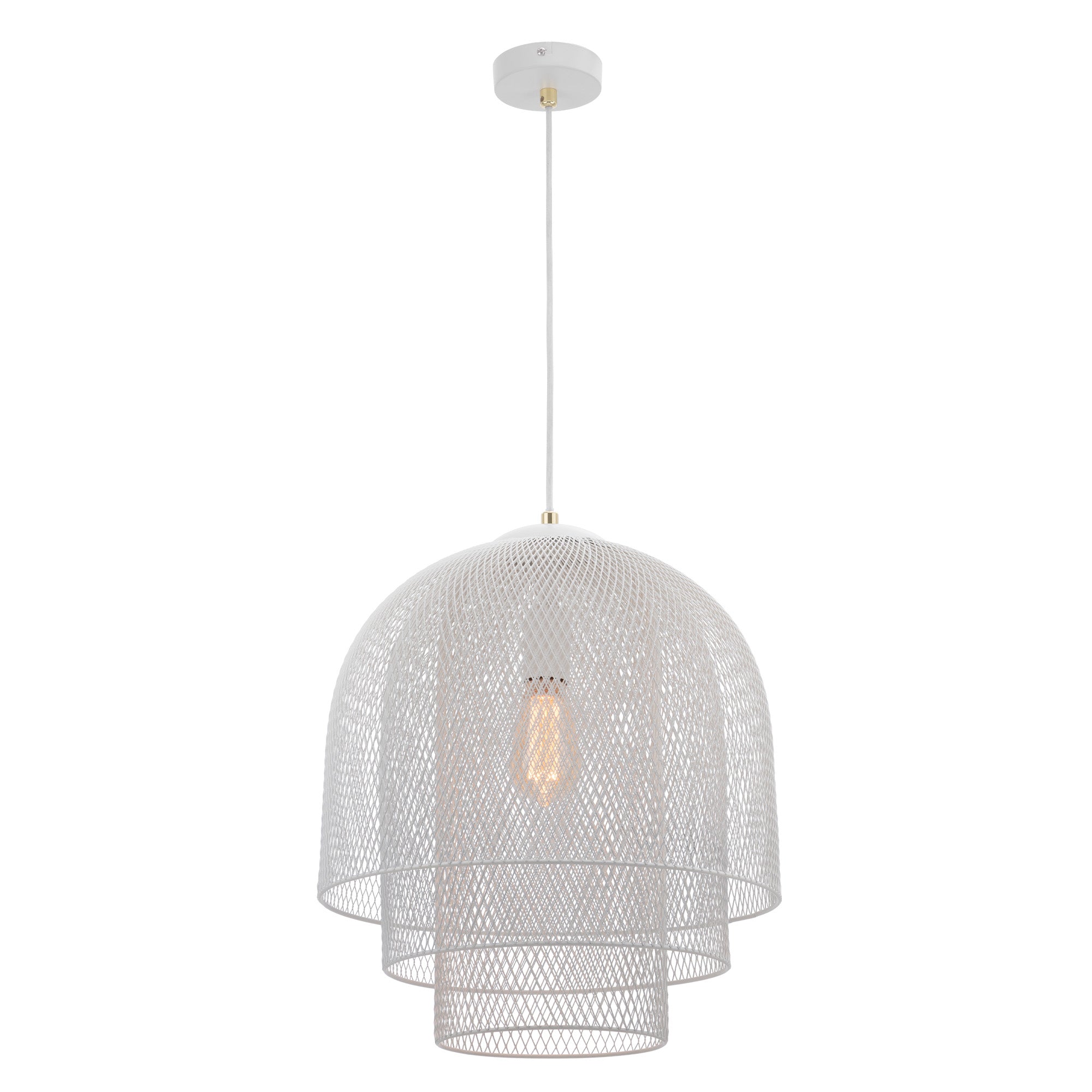 Picton Pendant Light 1Lt in Black or White