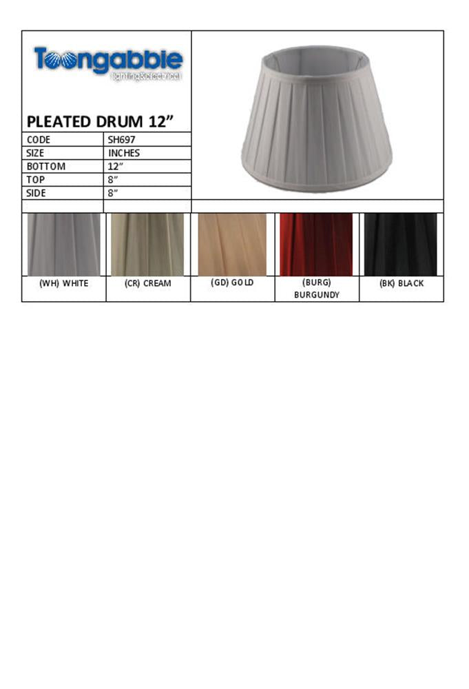 Pleated Drum 12