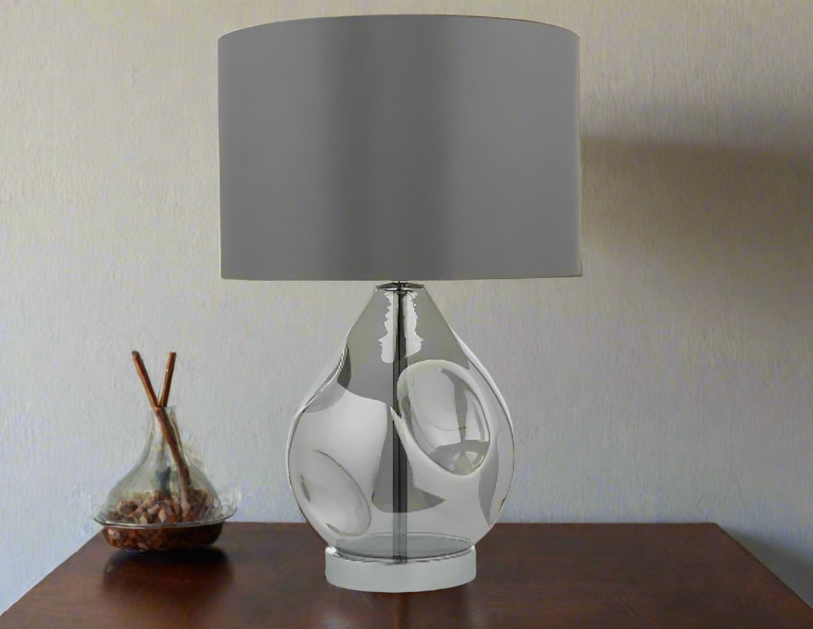 Smoke Glass table lamp