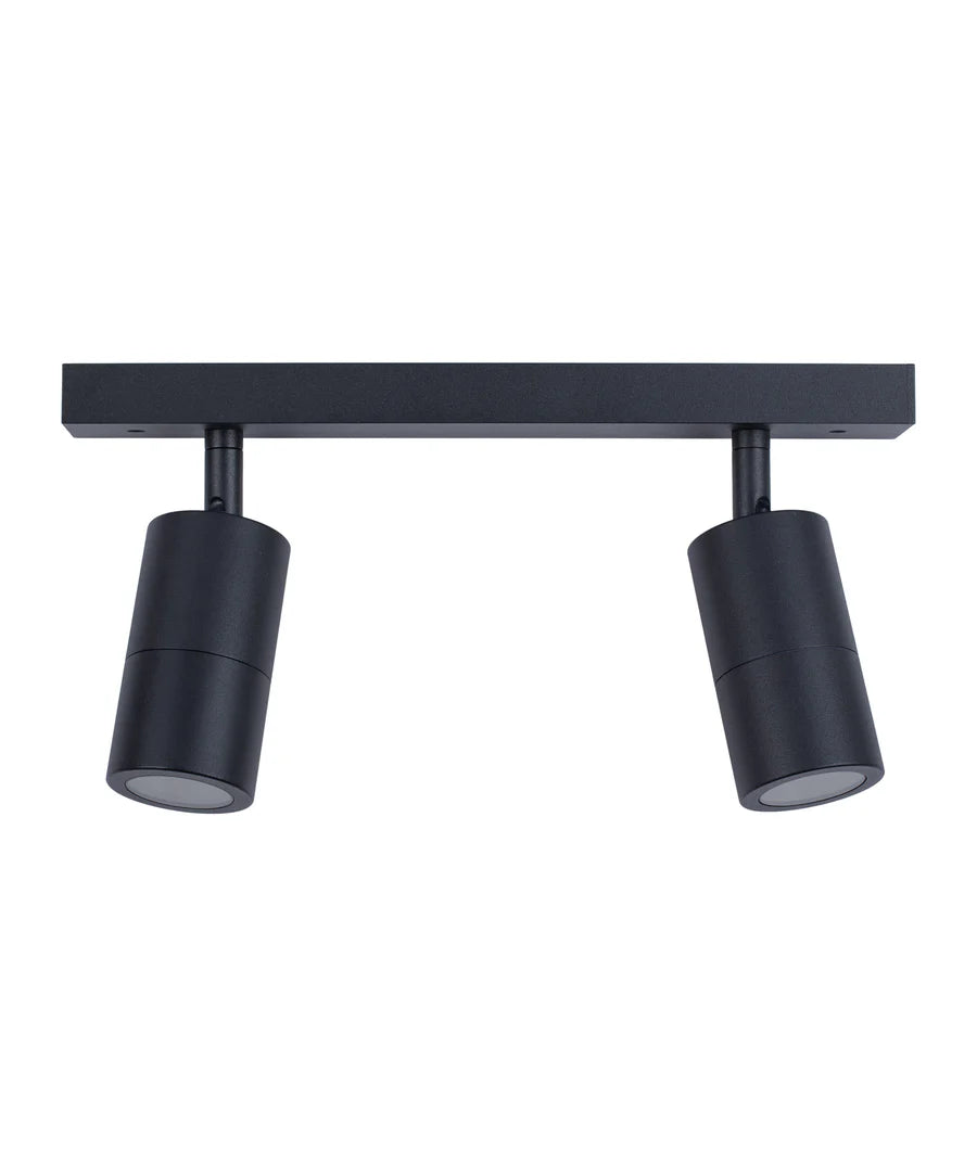 Adjustable Exterior lights - 2 Heads Black ( CLA )
