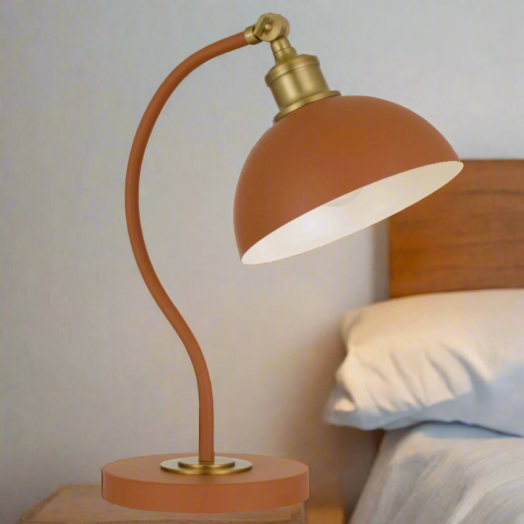 BREVIK TABLE/READING LAMP ORANGE