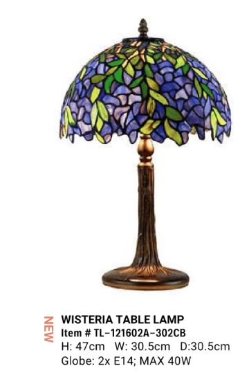 Wisteria Tiffany Table Lamp