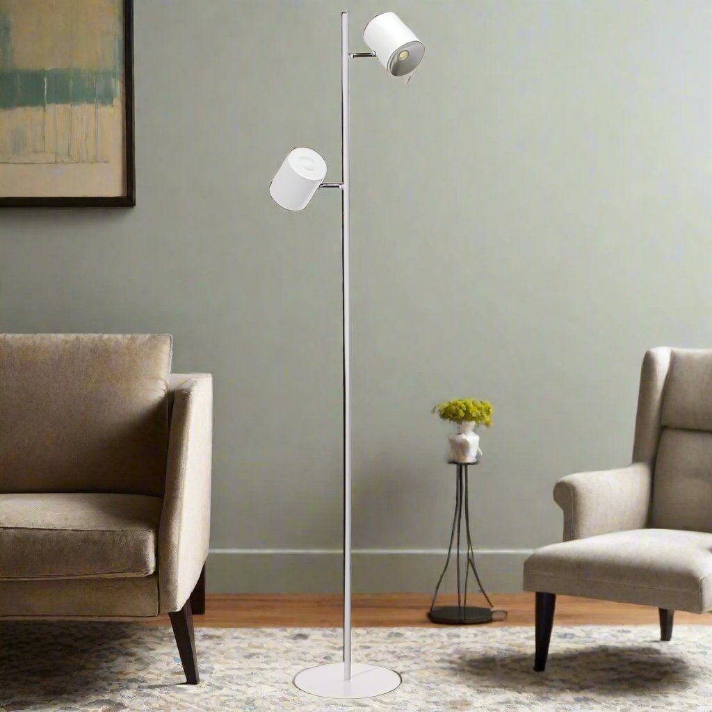 ARLO FLOOR TOUCH LAMP WHITE