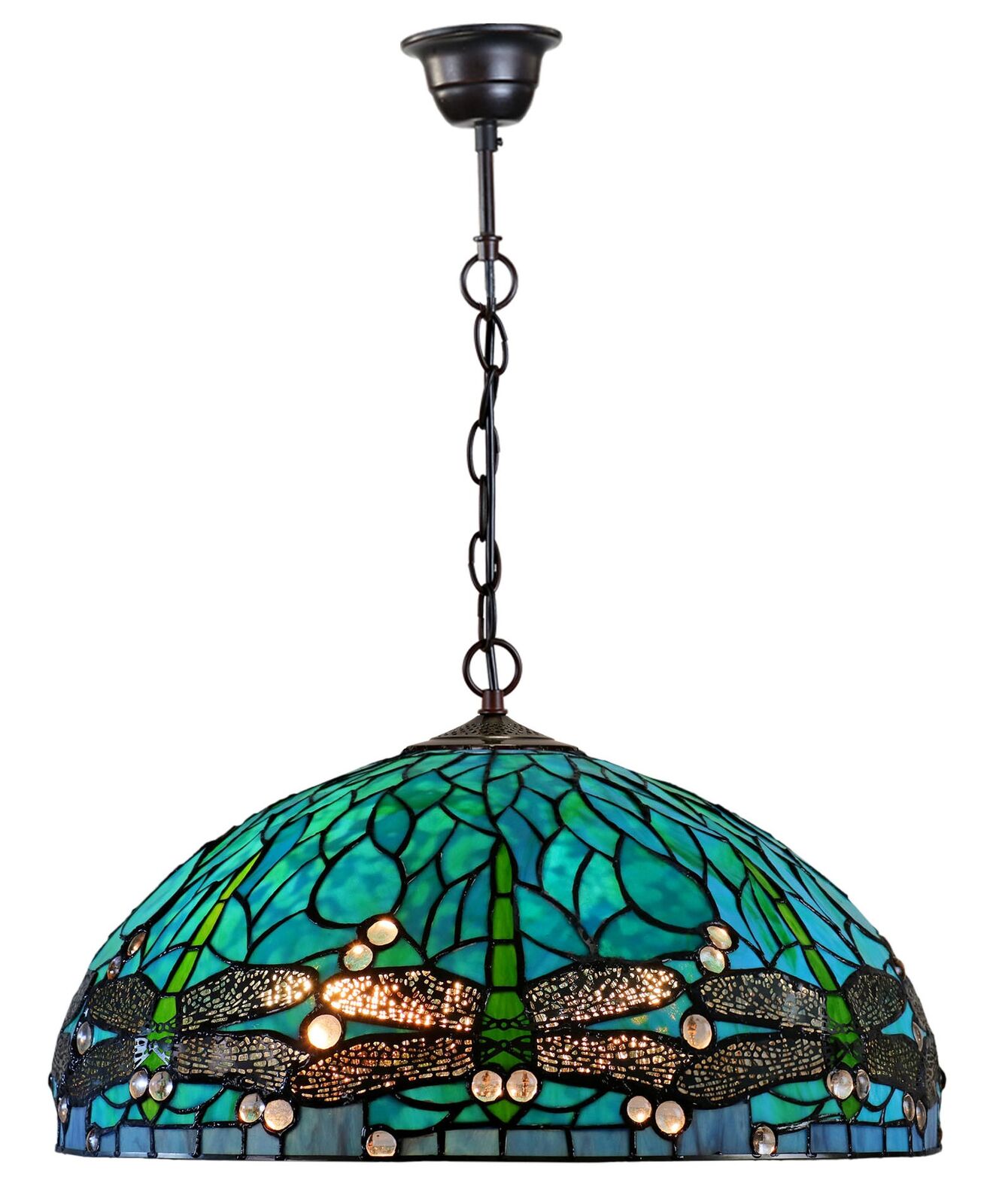 Sylvia Dragonfly Pendant Light  (GGHL-20595A-3CD)
