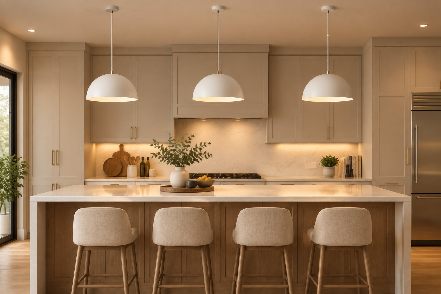 Lexi 35 Pendant - White