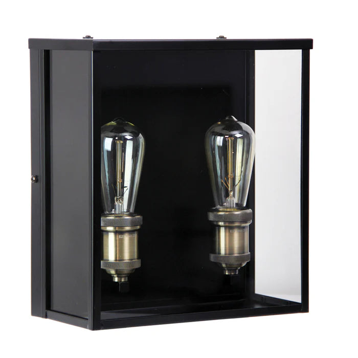Oakland 2 Exterior Wall Light - Black