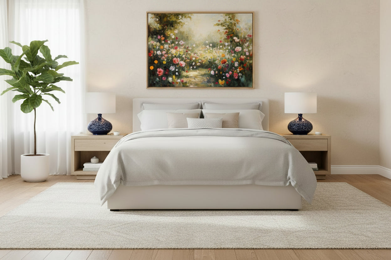 Douglas Table Lamp Blue