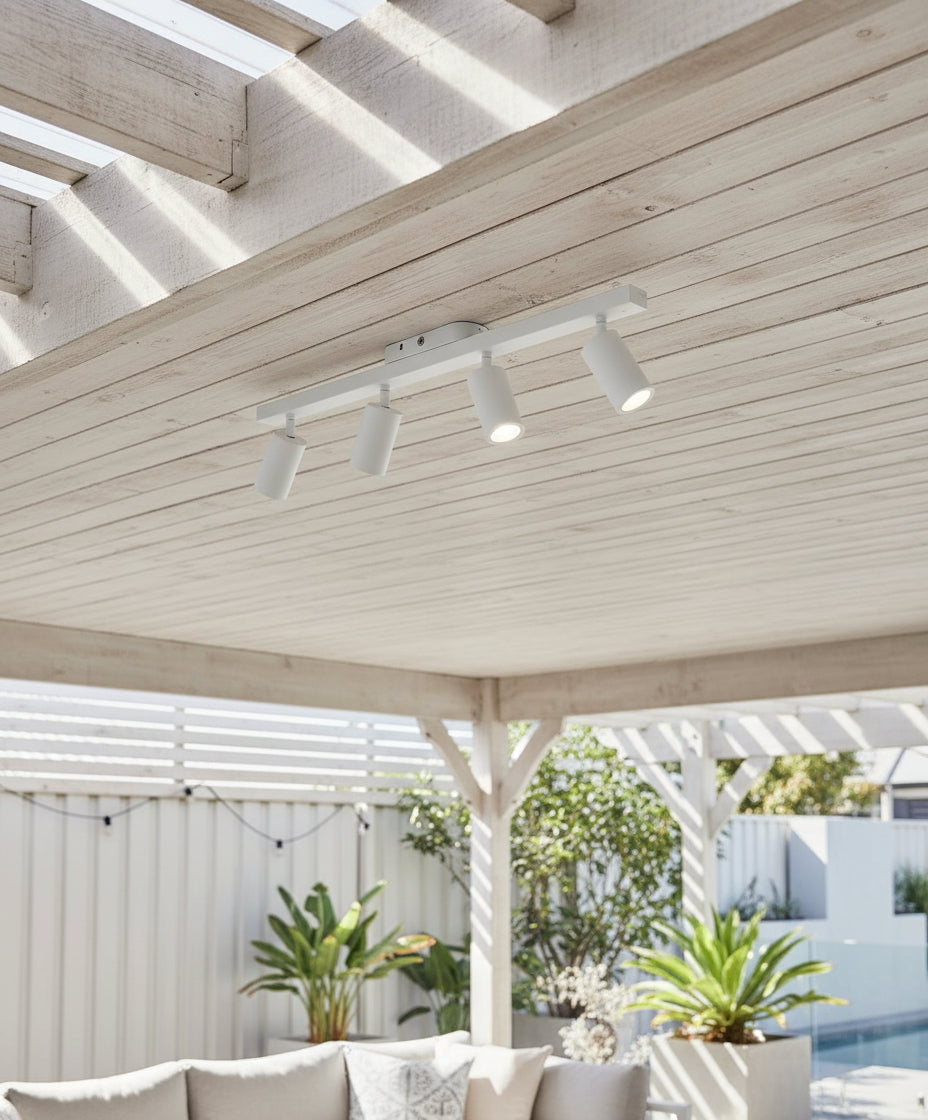 Adjustable Exterior Lights 4 Heads - White (CLA)