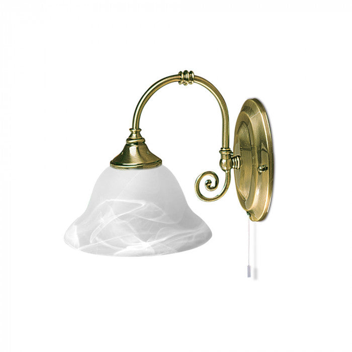 Heritage wall light R9351-1b-AB