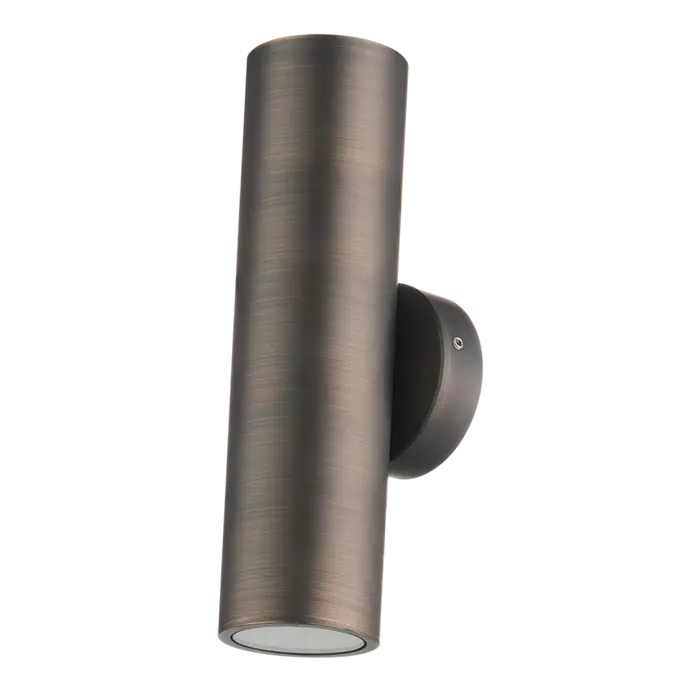 Bondi Dzine LED Outdoor Wall Light Antique Brass