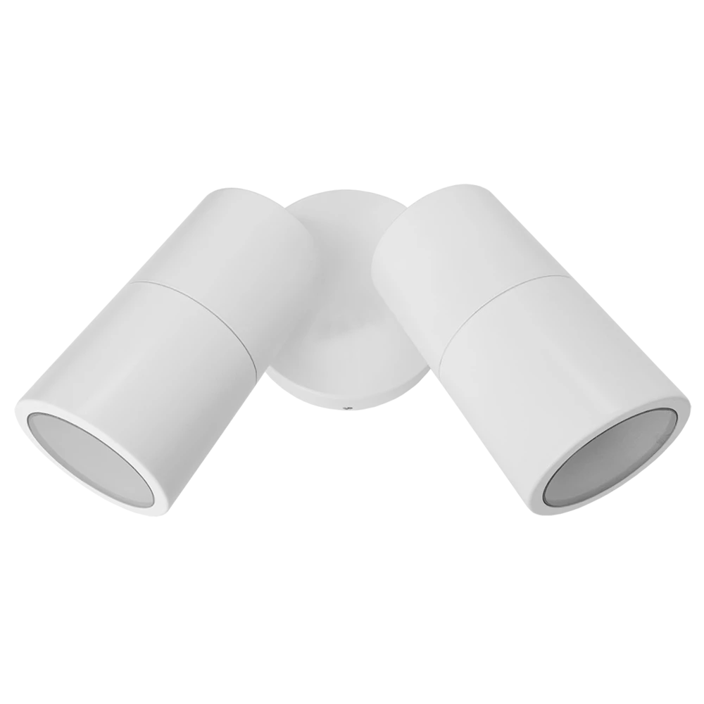 Bondi 2 Light Adjustable Exterior Wall Light - White