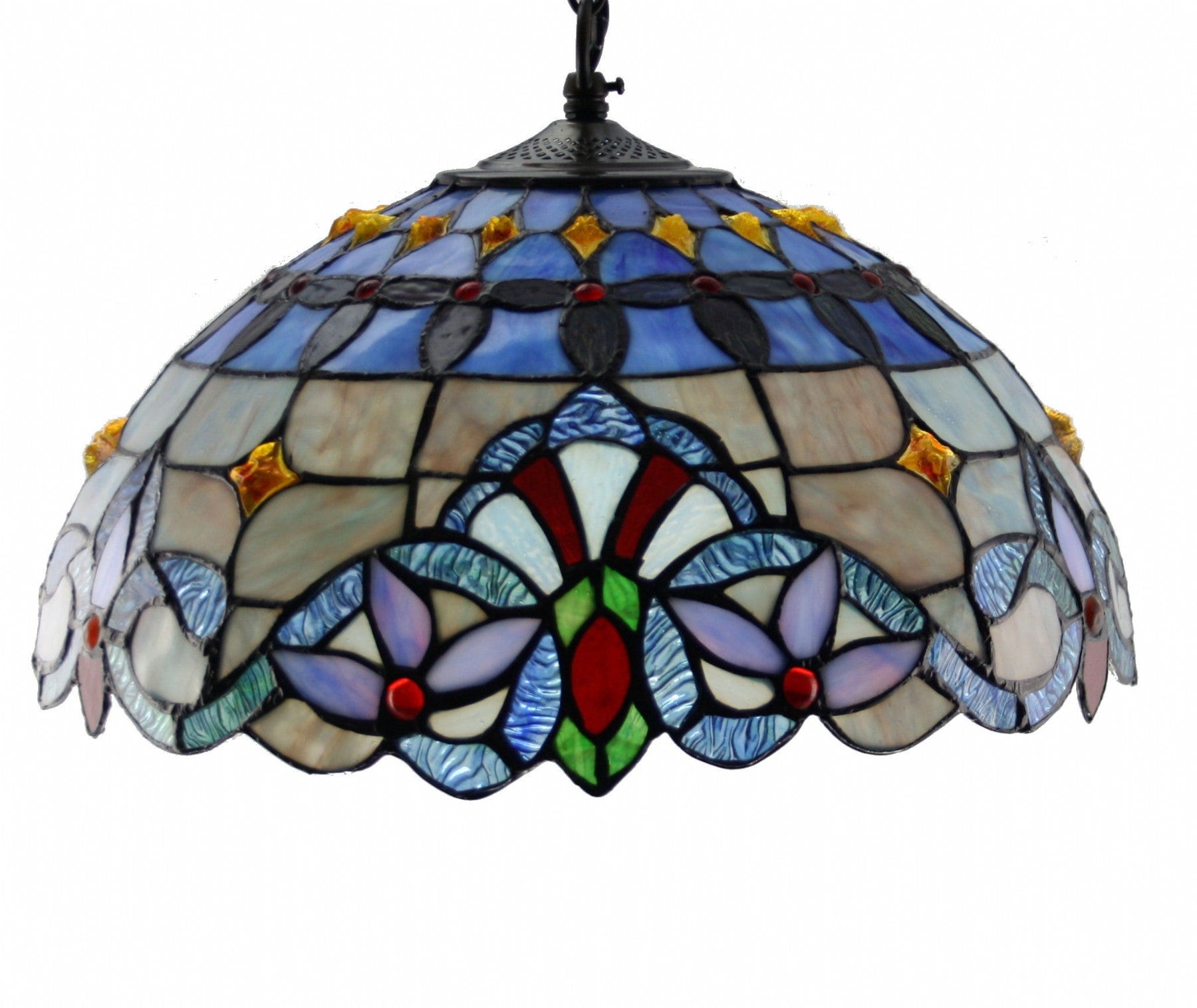 P163381 Leadlight Pendant 16″