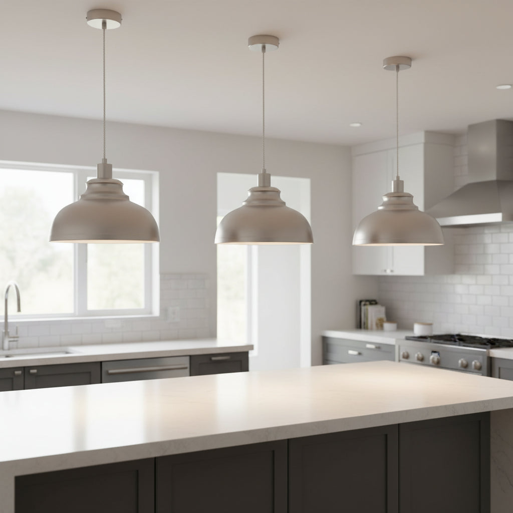 Risto Pendant Light - Satin Chrome