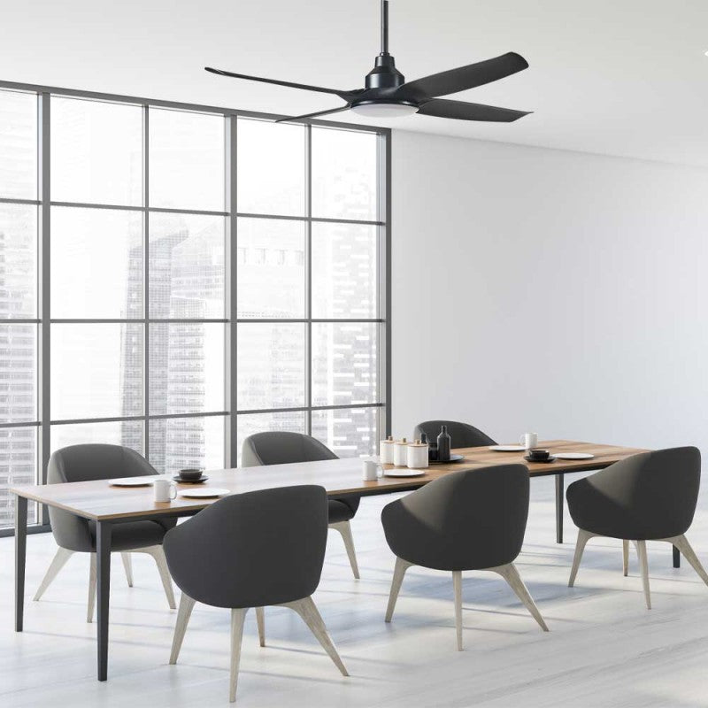 Skyfan 1200 DC 3 Blade Black with LED light