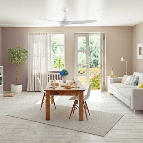 Skyfan 1200 DC 3 Blade White with LED light