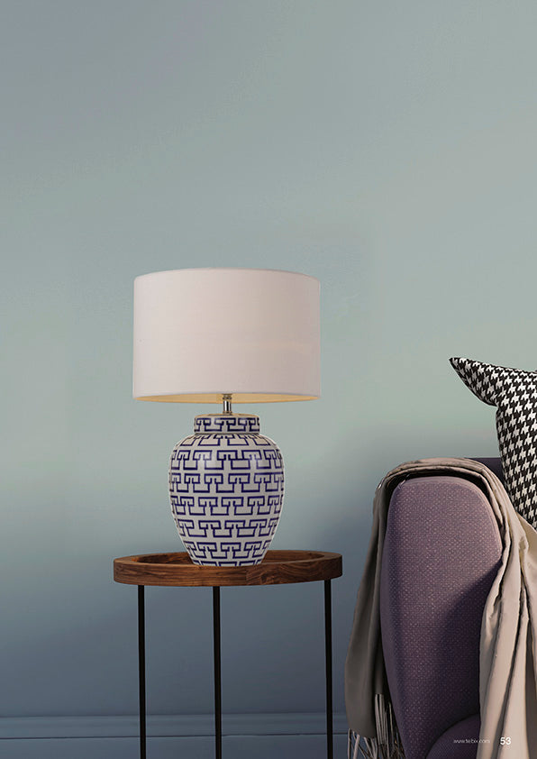 TING BLUE-WHITE TABLE LAMP