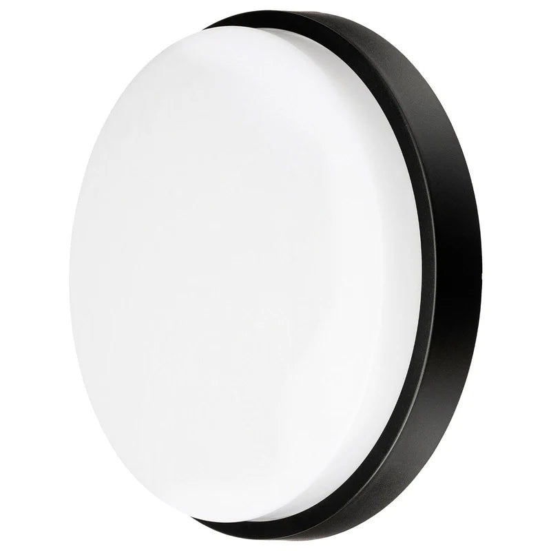 Welby led exterior wall light with black and white trims