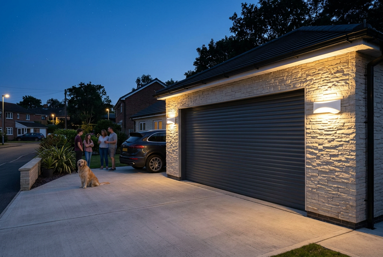 Wells 8w LED exterior Wall Light (MX9506WHT)